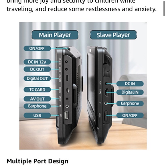 Desobry two 10 inch monitors dvd players.  Accepting OFFERS - Picture 2 of 11